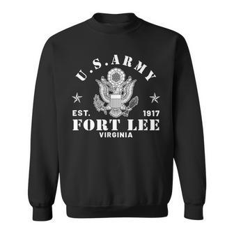 Patriotic Fort Lee Virginia Va Us Army Base Gift Sweatshirt - Seseable