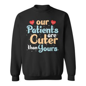Pediatrician Pediatric Doctor Nurse Our Patients Are Cuter Men Women Sweatshirt Graphic Print Unisex - Seseable