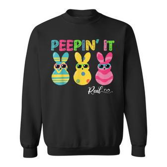 Peepin It Real For Toddler Womens Men Peeping It Real Sweatshirt - Thegiftio UK
