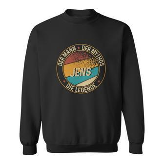Personalisiertes Sweatshirt Der Mann, Der Mythos, Jens, Die Legende - Seseable
