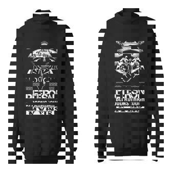 Peterson Blood Runs Through My Veins Sweatshirt - Seseable