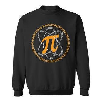 Pi Day Atom Pi Math Geek Science Lovers Sweatshirt - Seseable