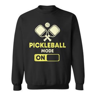 Pickleball Modus Ein Pickleball Schläger Und Ball Sweatshirt - Seseable