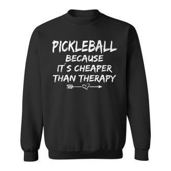 Pickleball Saying Design Fathers Day Pickleball Player Sweatshirt - Thegiftio UK