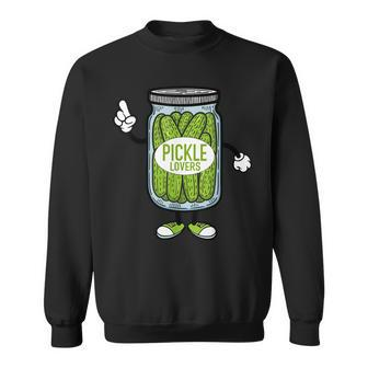 Pickles Funny Canning Food Quote Just Girls Who Love Pickles Sweatshirt | Mazezy