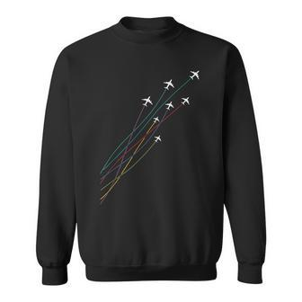 Pilot Commercial Passenger Airplanes Aeroplanes Airline Gift Sweatshirt | Mazezy