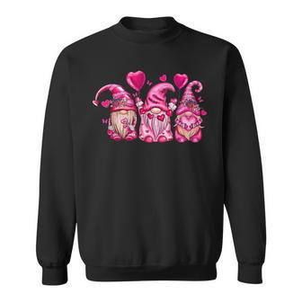Pink Gnomes Love Valentines Loads Of Love Western Valentine V3 Sweatshirt - Seseable
