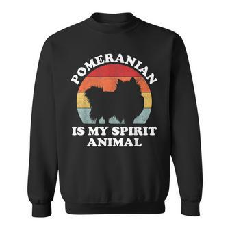 Pomeranian Is My Spirit Tierliebhaber Sweatshirt - Seseable