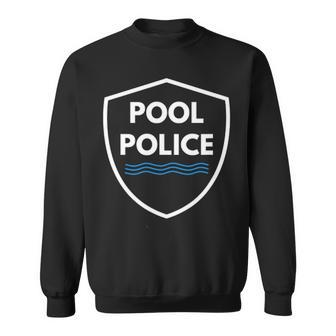 Pool Police Lifeguard Swimming Sweatshirt - Seseable