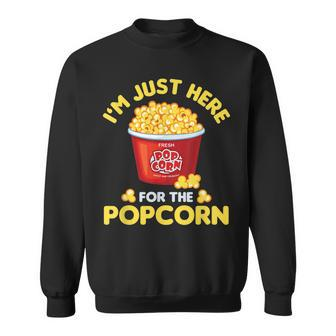 Popcorn Vintage Retro Funny Popcorn Lovers Gift Sweatshirt - Seseable