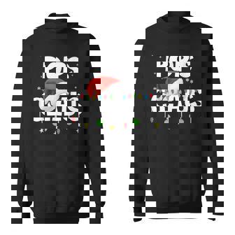 Pops Claus Santa Funny Christmas Pajama Matching Family Men Women Sweatshirt Graphic Print Unisex - Thegiftio