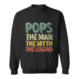 Pops The Man The Myth The Legend Christmas Sweatshirt - Monsterry AU