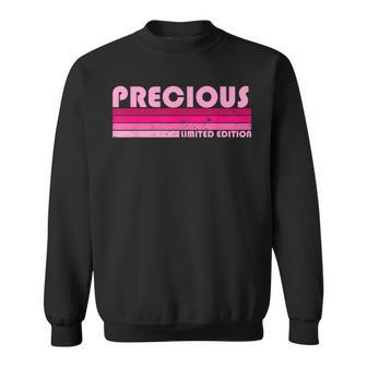 Precious Name Personalized Retro Vintage 80S 90S Birthday Men Women Sweatshirt Graphic Print Unisex - Thegiftio UK
