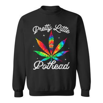 Pretty Little Pot-Head Weed Canabias 420 Marijuana Weed Sweatshirt | Mazezy