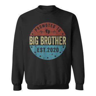 Promoted To Big Brother Est 2021 Fathers Day Gifts Sweatshirt - Seseable