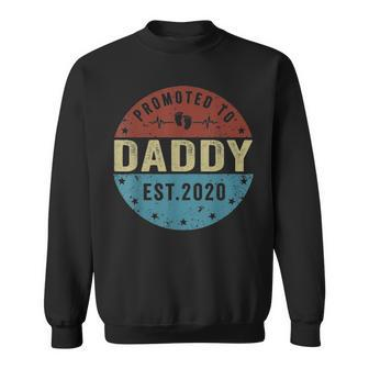 Promoted To Daddy Est 2021 Fathers Day Gifts Sweatshirt - Seseable