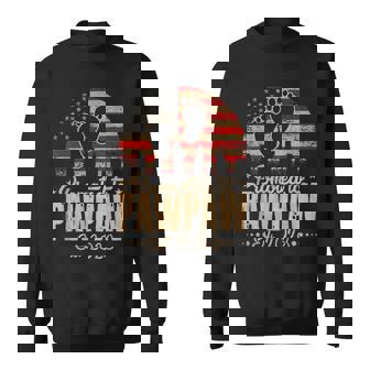 Promoted To Pawpaw Est 2023 Us Flag Fathers Day Pregnancy Sweatshirt - Thegiftio