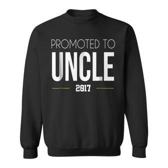 Promoted To Uncle 2017 | Great For New Uncles Sweatshirt | Mazezy