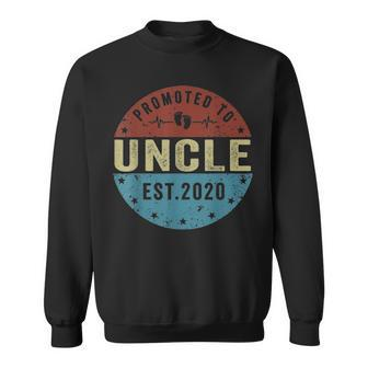 Promoted To Uncle Est 2021 Fathers Day Gifts Sweatshirt - Seseable