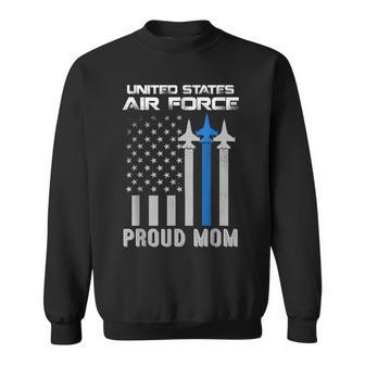 Proud Air Force Mom Veteran Day Us Air Force Proud Mother Men Women Sweatshirt Graphic Print Unisex - Thegiftio UK