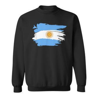 Proud Argentina Flag Argentina Country Map Flag Sun Of May Men Women Sweatshirt Graphic Print Unisex - Seseable