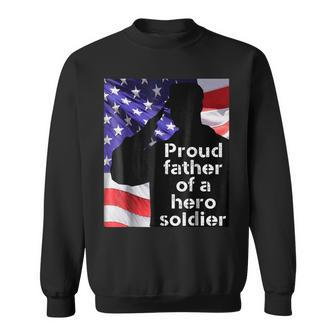 Proud Army Dad Best Military Gift For Dad Gift For Mens Sweatshirt | Mazezy
