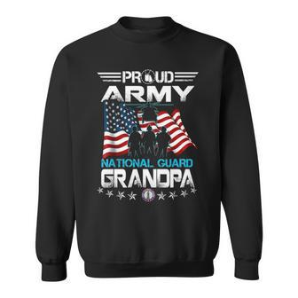 Proud Army National Guard Grandpa US Military Gift Sweatshirt - Seseable