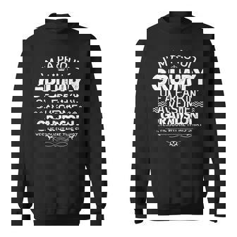 Proud Grumpy Of Freakin Awesome Grandson He Bought Me This Sweatshirt | Mazezy