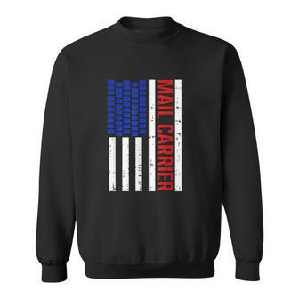 Proud Patriotic Postal Worker American Flag Us Postal Worker V2 Men Women Sweatshirt Graphic Print Unisex - Thegiftio UK