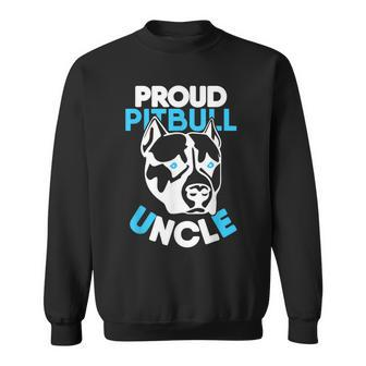 Proud Pitbull Uncle Dog Lover Gift Sweatshirt | Mazezy