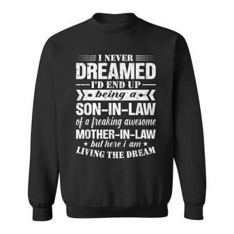 Proud Son-In-Law Of A Freaking Awesome Mother-In-Law Sweatshirt - Thegiftio UK