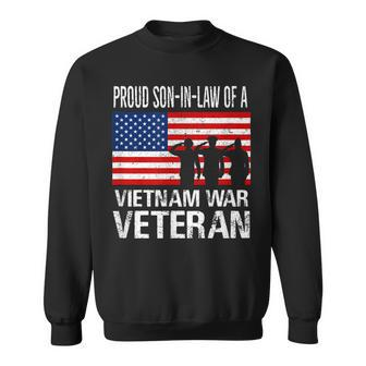 Proud Son-In-Law Vietnam War Veteran Matching Father-In-Law Sweatshirt - Seseable
