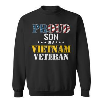 Proud Son Of A Vietnam Veteran | Us Veterans Day Sweatshirt - Seseable