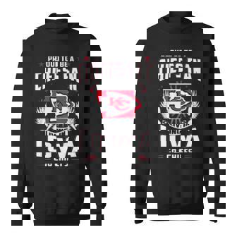 Proud To Be A Chiefs Fan Living In Iowa Go Chiefs Sweatshirt | Mazezy