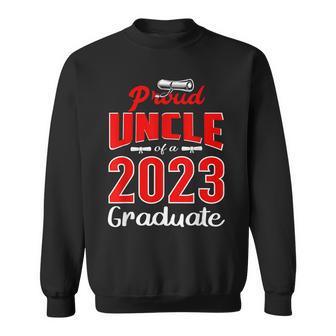 Proud Uncle Of A Class Of 2023 Graduate Senior Parents 23 Sweatshirt | Mazezy