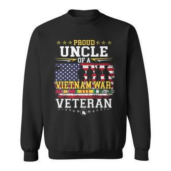 Proud Uncle Vietnam War Veteran Matching With Nephew Niece Sweatshirt - Seseable