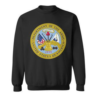 Proud US Army Veteran Military Veterans Day Vintage Sweatshirt - Seseable