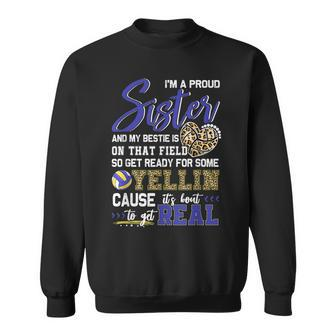 Proud Volleyball Sister Volleyball Family Matching Men Women Sweatshirt Graphic Print Unisex - Seseable