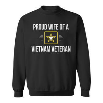 Proud Wife Of A Vietnam Veteran - Men Women Sweatshirt Graphic Print Unisex - Seseable