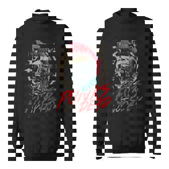Punks Not Dead | Rocker Punker | Punk Rock Music Sweatshirt | Mazezy