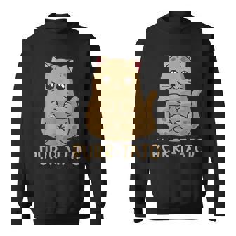 Purrtato Cat Potato Cat Lover Idaho Potatoes Sweatshirt | Mazezy