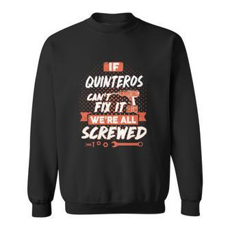 Quinteros Name Quinteros Family Name Crest Sweatshirt - Seseable