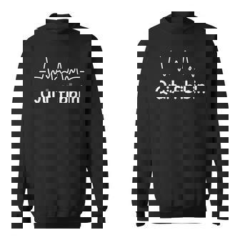 Quit Fibbin Atrial Fibrillation Funny Medical Sweatshirt | Mazezy