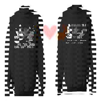 Rabbit Lover Funny Rabbit Rabbit Gifts Bunny Sweatshirt | Mazezy