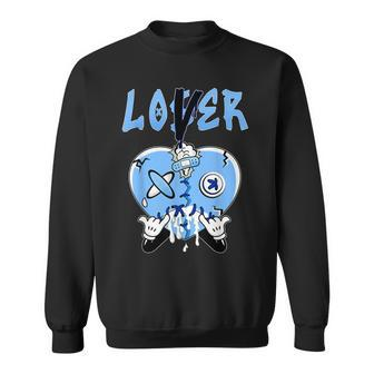 Racer Blue 5S To Match Loser Lover Heart 5 Racer Blue Sweatshirt - Seseable