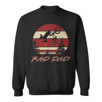 Rad Dad Racing Retro Vintage 80S Bmx V2 Sweatshirt - Seseable