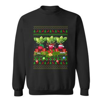 Radish Vegetable Lover Xmas Santa Ugly Radish Christmas Gift Sweatshirt - Monsterry AU