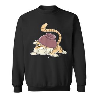 Ramen Cat Kawaii Anime Japanese Funny Sweatshirt - Seseable