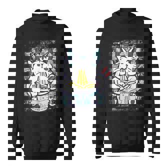 Ramen Cat Kawaii Anime Japanese Gifts Cat Lovers Kawaii Neko V4 Men Women Sweatshirt Graphic Print Unisex - Thegiftio