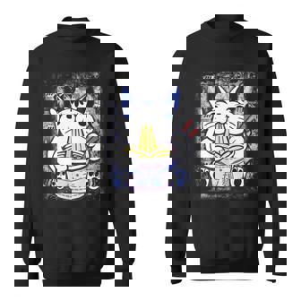 Ramen Cat Kawaii Anime Japanese Gifts Cat Lovers Kawaii Neko V9 Men Women Sweatshirt Graphic Print Unisex - Thegiftio